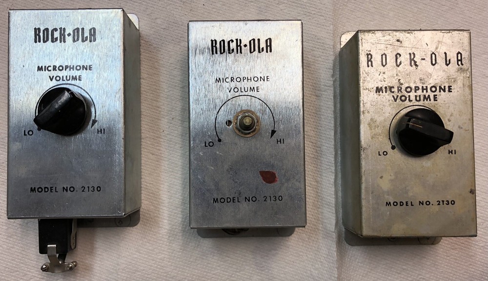 ROCK-OLA JUKEBOX PART: Microphone Volume Control Model #2130