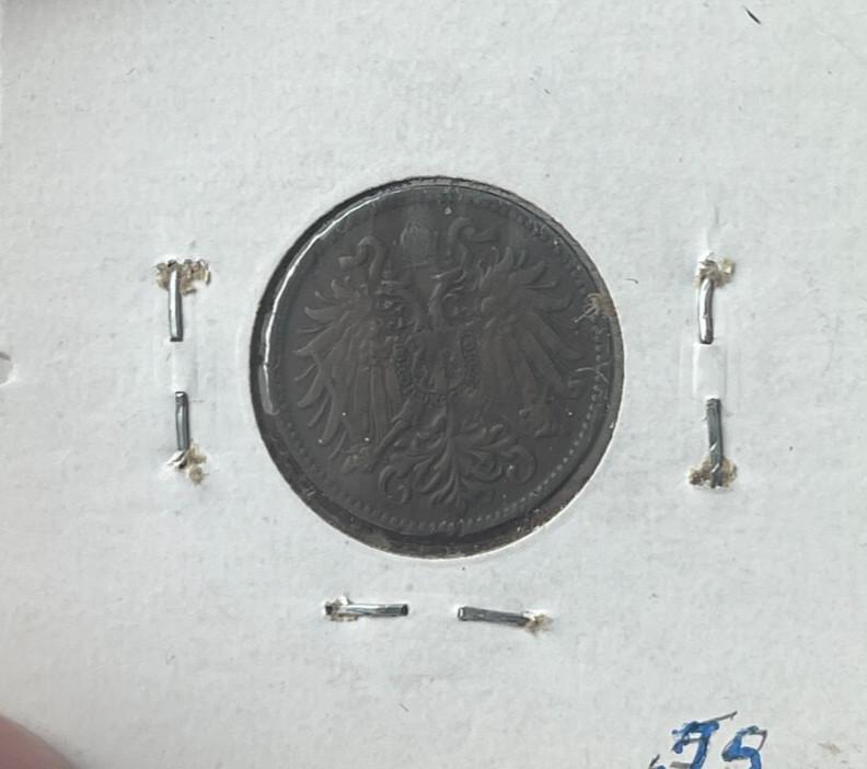1897 Austria 2 Heller L2