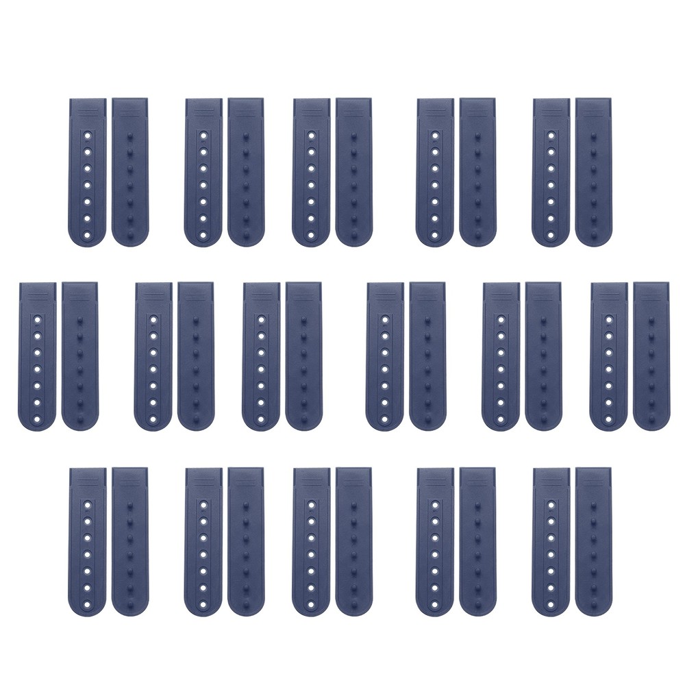16 Pairs Hat Snap Replacement Adjustable Snapback Cap Strap Navy Blue