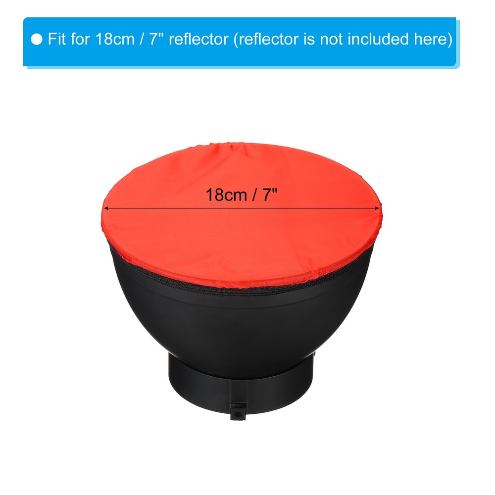 7" 18cm soft diffuser lamp cover, 4pcs fabric diffuser, multi-color