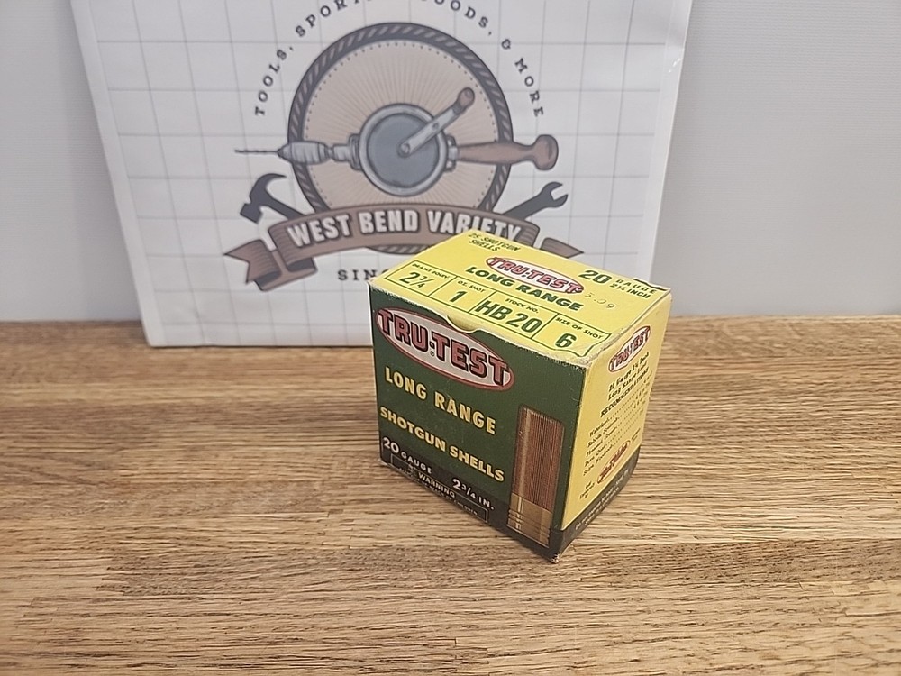 TRU-TEST 20GA SHOT SHELL LONG RANGE BOX EMPTY