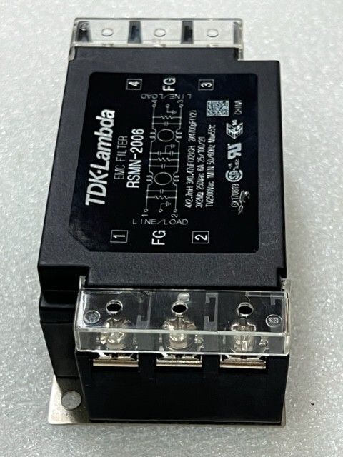 TDK-Lambda RSMN-2006 Power Line EMC Filter Used