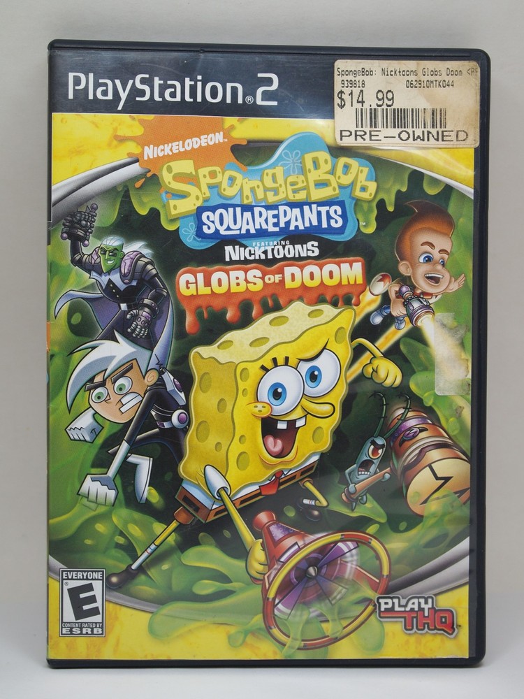 SpongeBob SquarePants Featuring Nicktoons: Globs of Doom (PS2) - CASE ONLY!