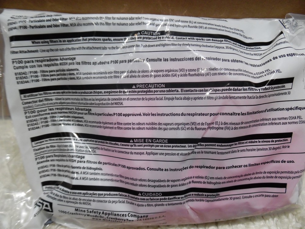40pr MSA 818343 Flexi-Filter Pads Tariffs Paid by BEQI