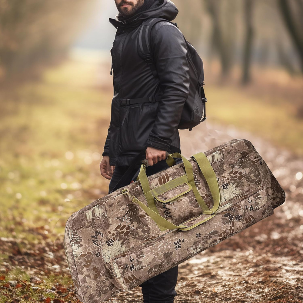 Soft Compound Bow Case with Arrow Pocket - Durable Carry Bag