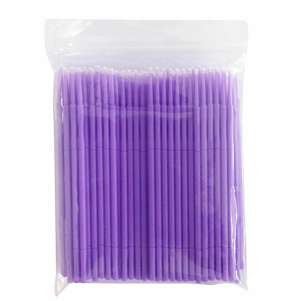 100×Dental Microbrush Disposable Bendable Applicators Tips Micro Brush Cleaning