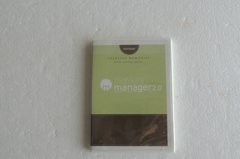 Creative Memories Memory Manager 2.0 Software new sealed