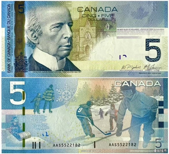 Canada 5 Dollars 2006-2011 P 101A NEW UNC Banknote