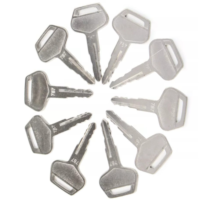 Ignition Keys For Komatsu Excavator Dozer Loader #787 #TR261434 10pcs