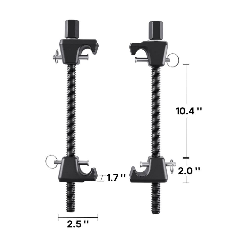 MacPherson Strut Spring Compressor Tool with 4 Security Pins for Car Suspension