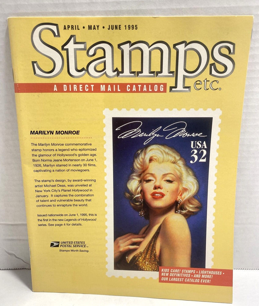 Direct Mail Catalog Marilyn Monroe USPS 1995 April May June