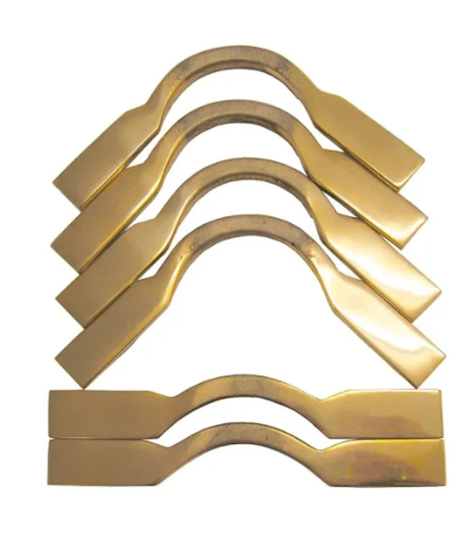 Pool Snooker Billiard Table Pocket Brackets Bolt Down Fitting Brass Square