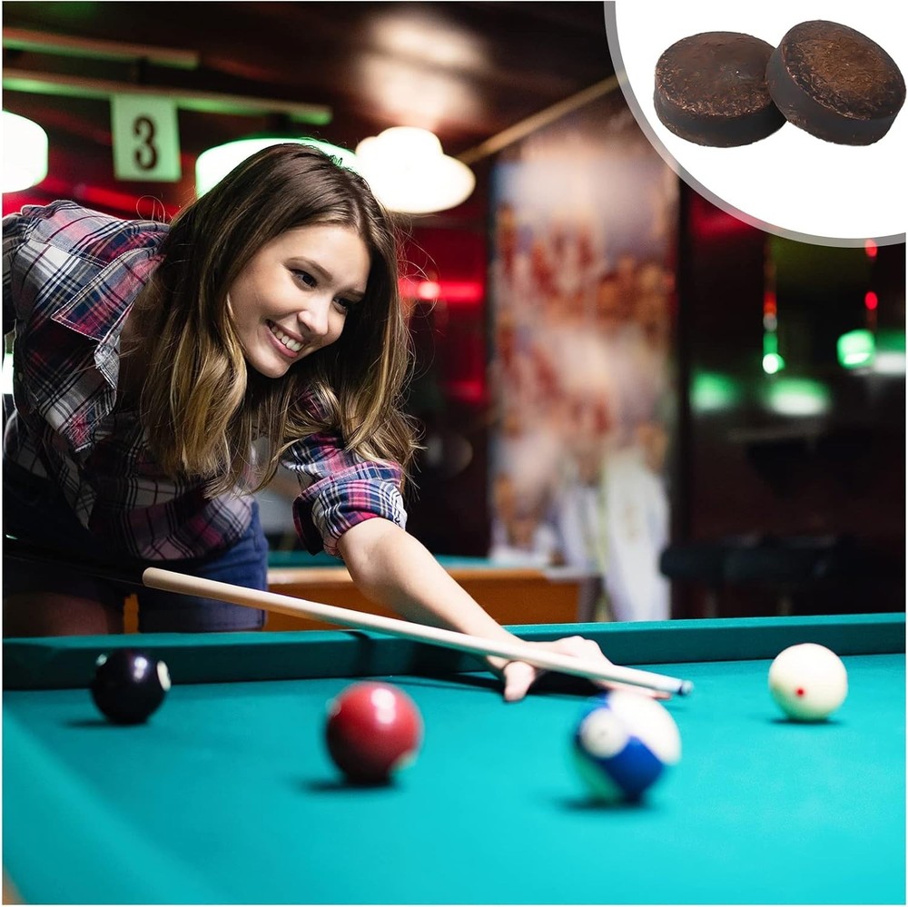 Versatile Billiard Cue Tips Replacement Kit (20 Pcs) with Travel Storage Box