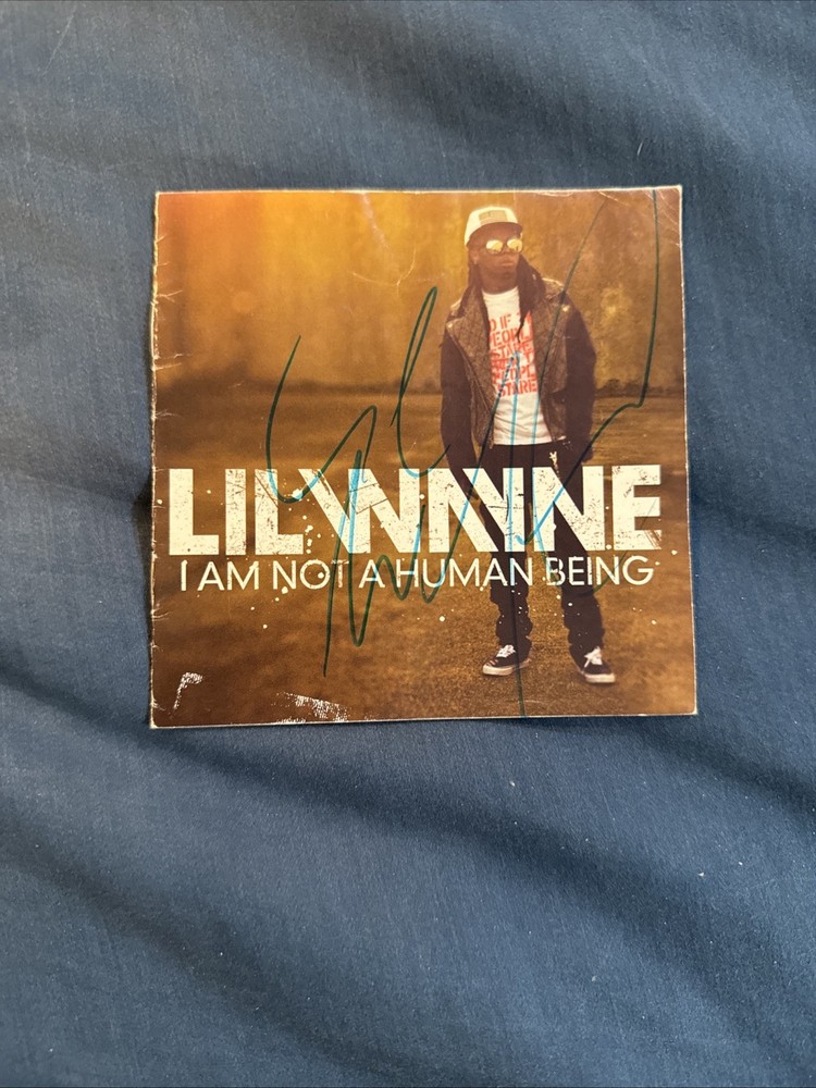 Lil Wayne Signed Autograph I Am Not A Human Being Authentic Booklet