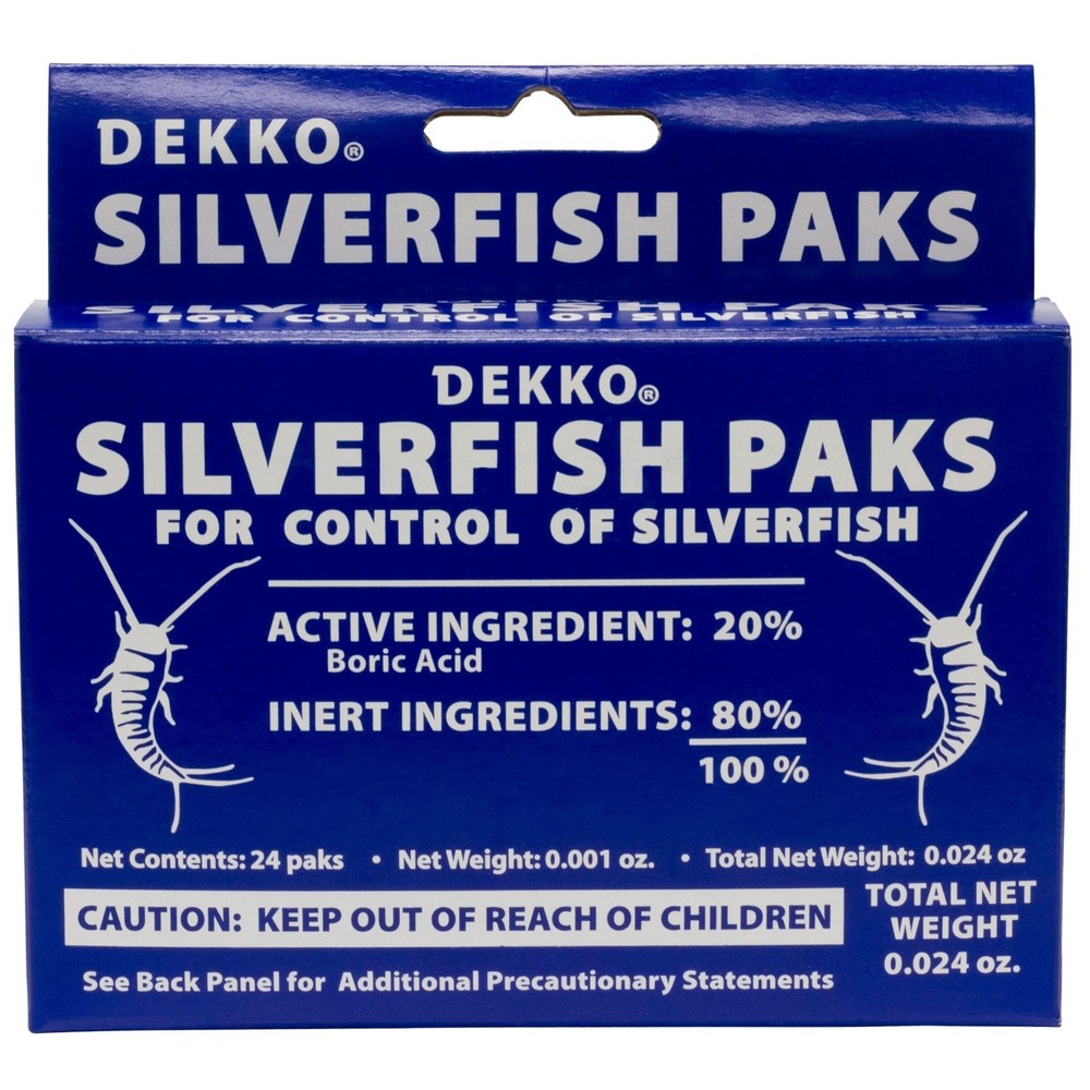 3 Boxes DEKKO Silverfish Control ~~ 72 Paks ` Pest Control ` Bait
