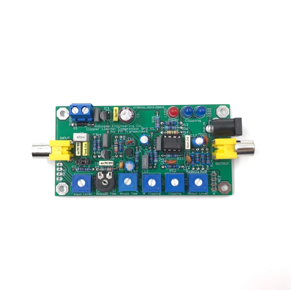 FM Clipper Limiter Compressor Circuit Module for FM Broadcasting Stereo Encoder