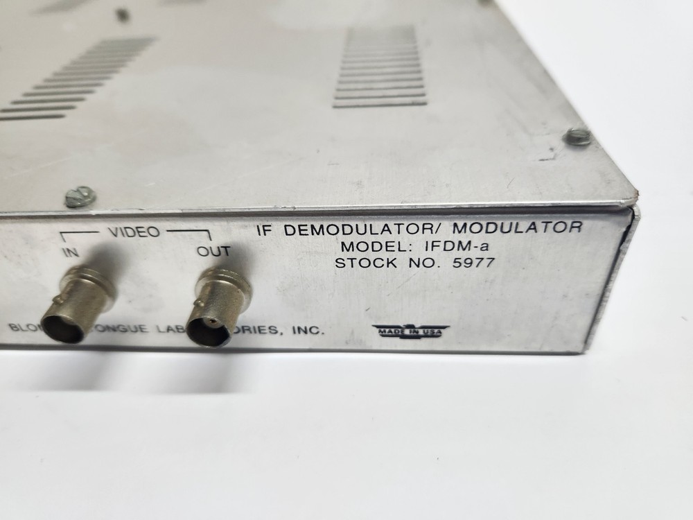 Blonder Tongue IFDM-A EAS IF Processor Demodulator/Modulator PN: 5977