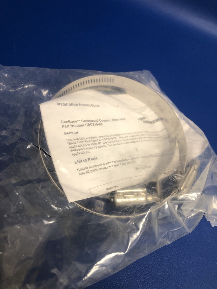 ANDREW ONEBASE CROSSBAND COUPLER,BASE UNIT # CBC819-DF / NEW