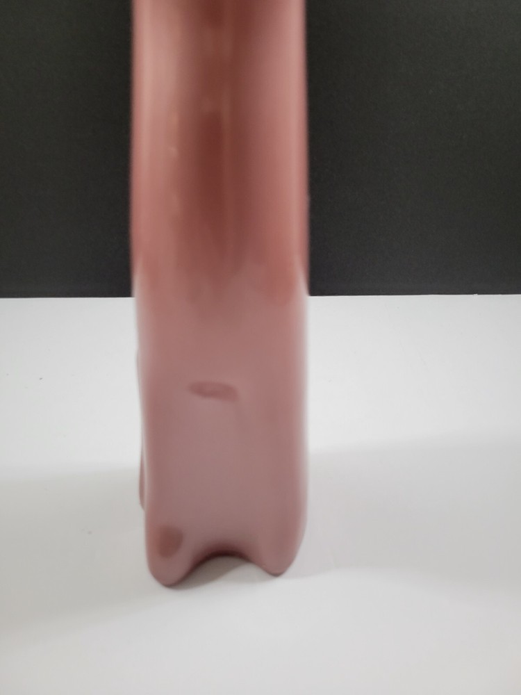 Cat Shaped Glass Wine Bottle EMPTY Gold 13" Tall