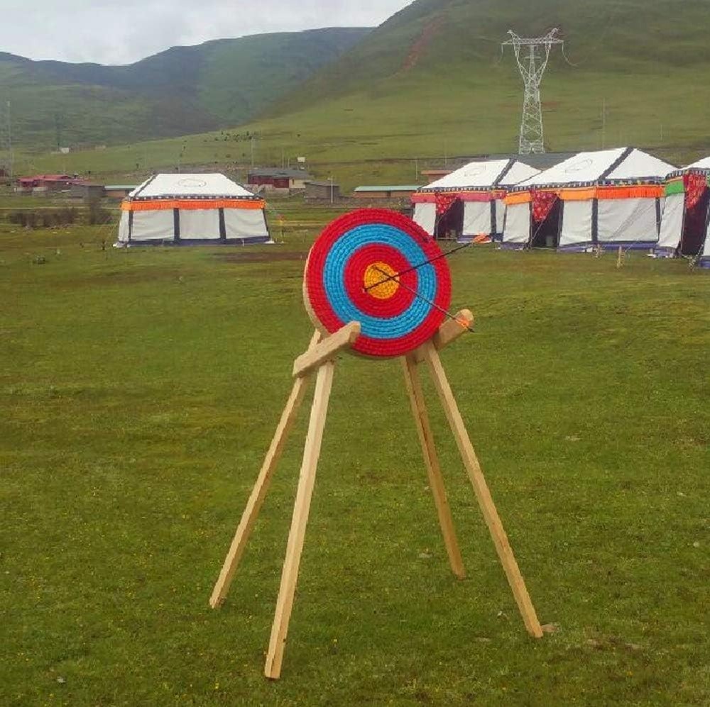 Versatile 19.7" Straw Archery Target - Eco-Friendly, Reusable, Three Layers