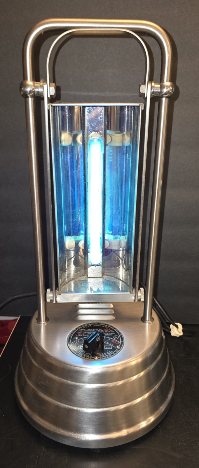 Vintage Sun-Kraft Cold Quartz Ultraviolet Therapy Lamp Model A-1 Tested Works