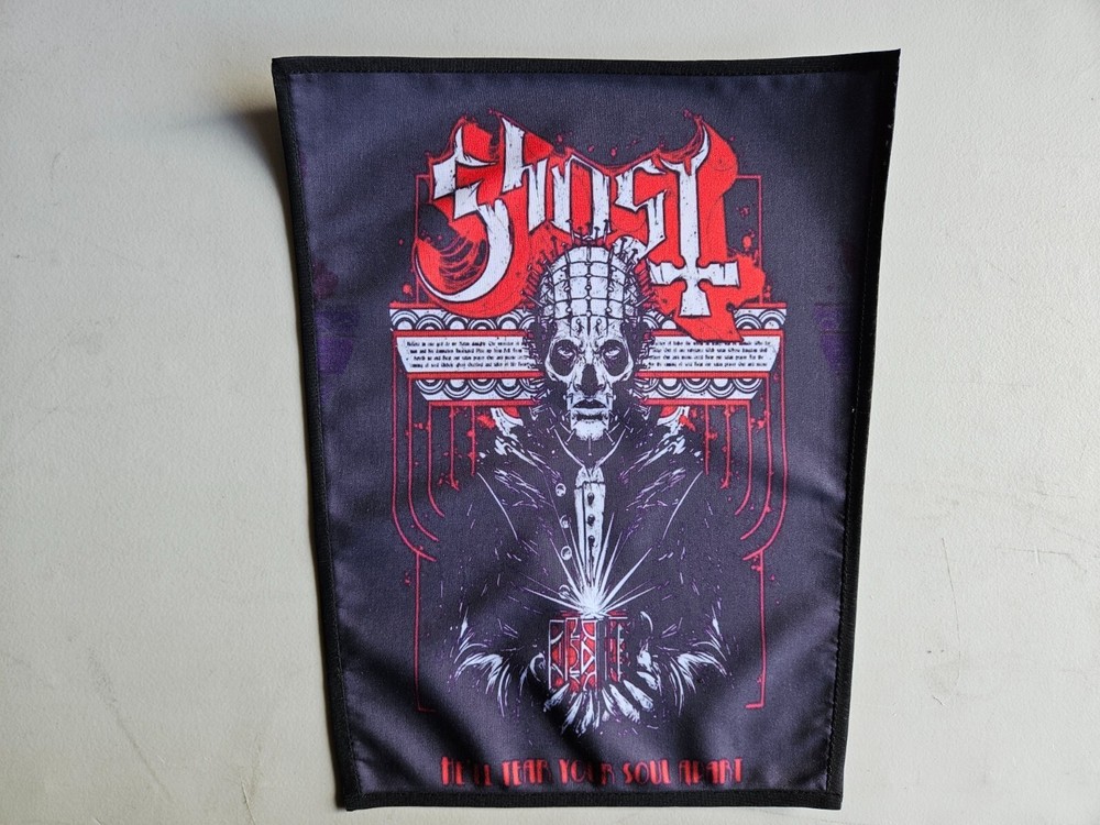 GHOST # 3 ,SEW ON SUBLIMATED LARGE BACK PATCH