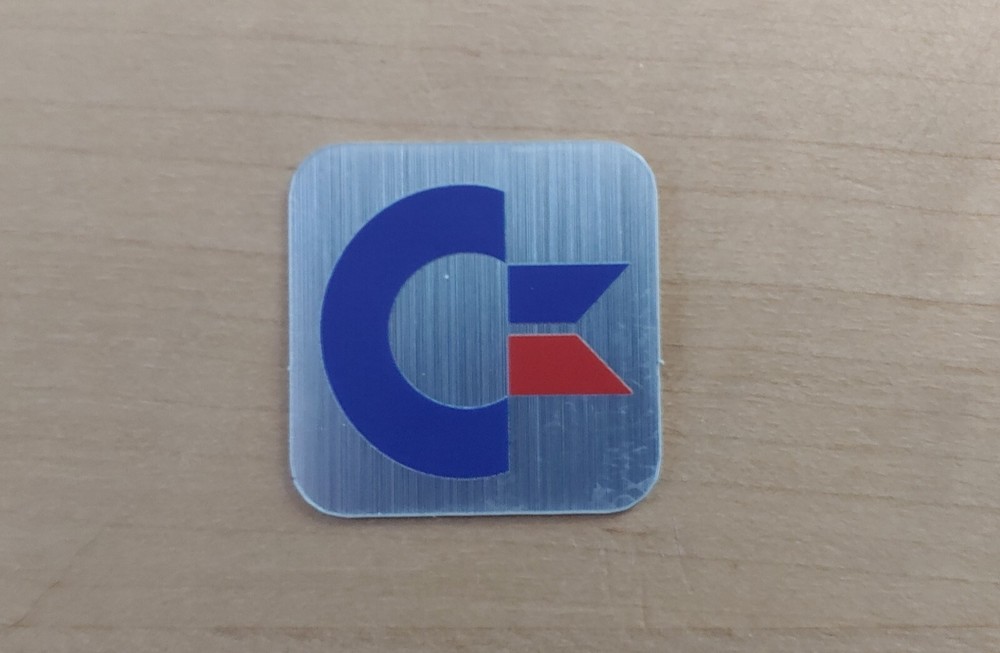 Metal Commodore Sticker