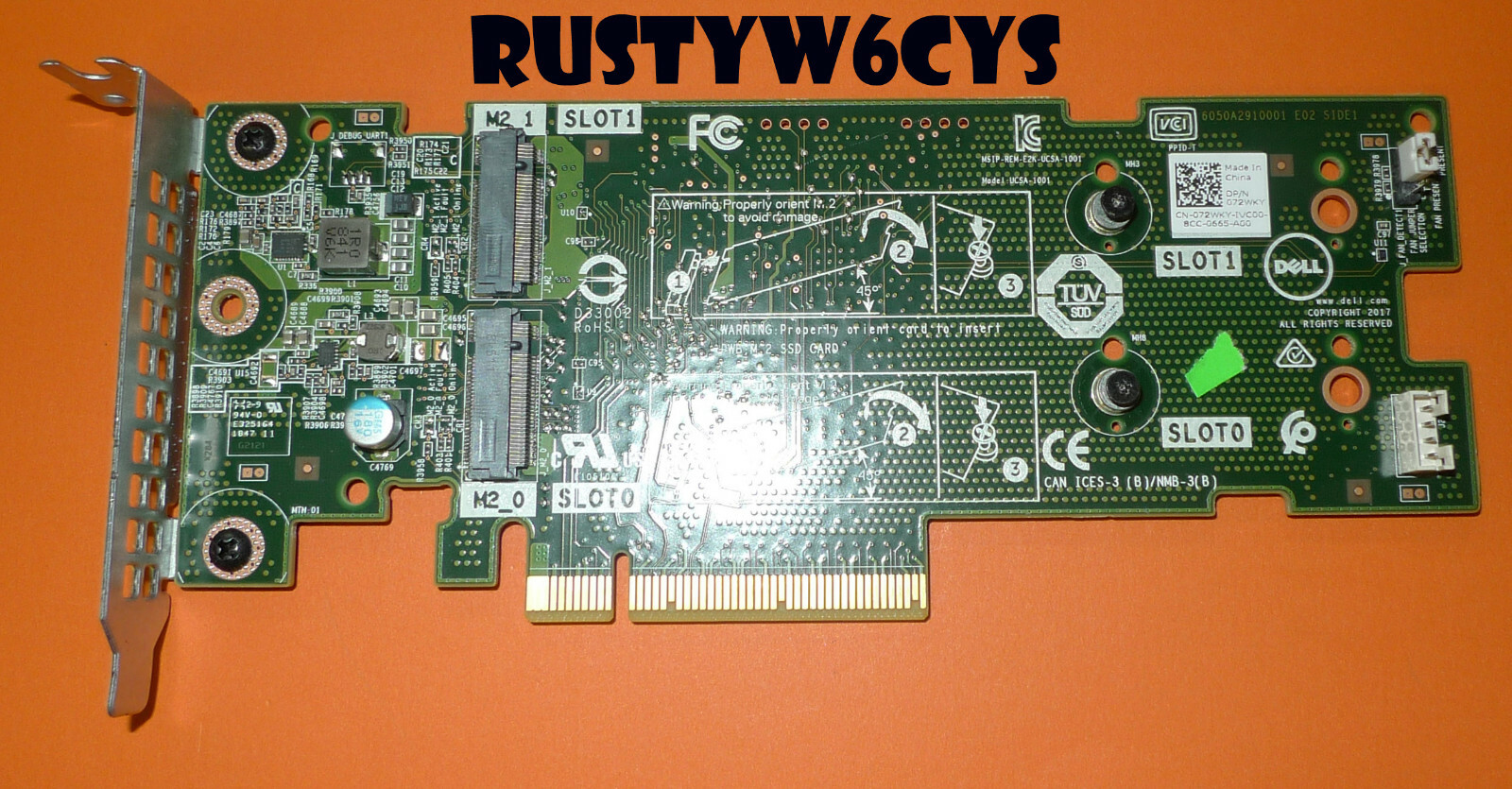 Dell BOSS-S1 Boot Optimized PowerEdge 14TH Gen Server Storage Adapter Card 72WKY