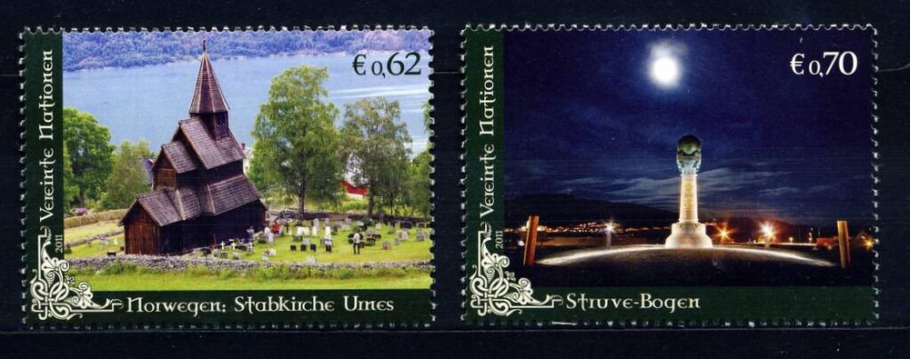 UN - VIENNA . 2011 World Heritage, Nordic . Mint Never Hinged