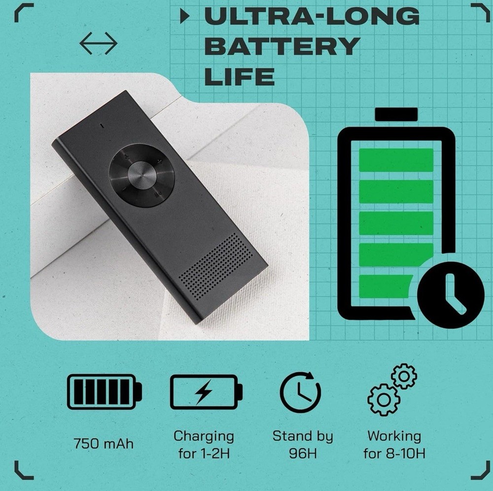 Instant Two-Way Language Translator - Translators Devices for 36 Languages. Make