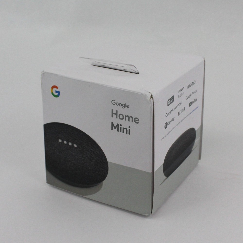 Google Home Mini Charcoal Speaker (GA00216-US) Untested