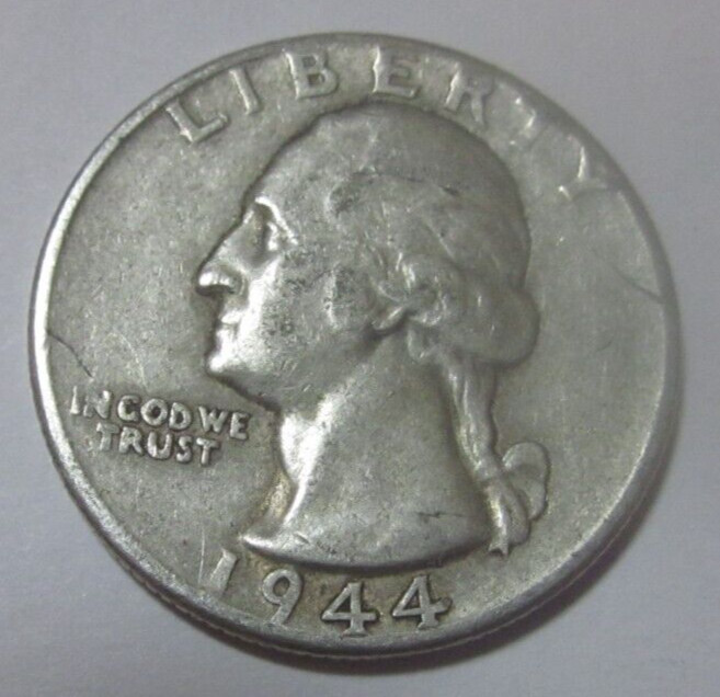 1944   Washington Silver Quarter   90% Silver