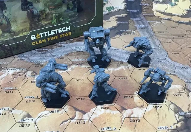 Battletech Clan Fire Star Catalyst Warhawk Cougar Fire Moth Fox Nova Cat NEW!
