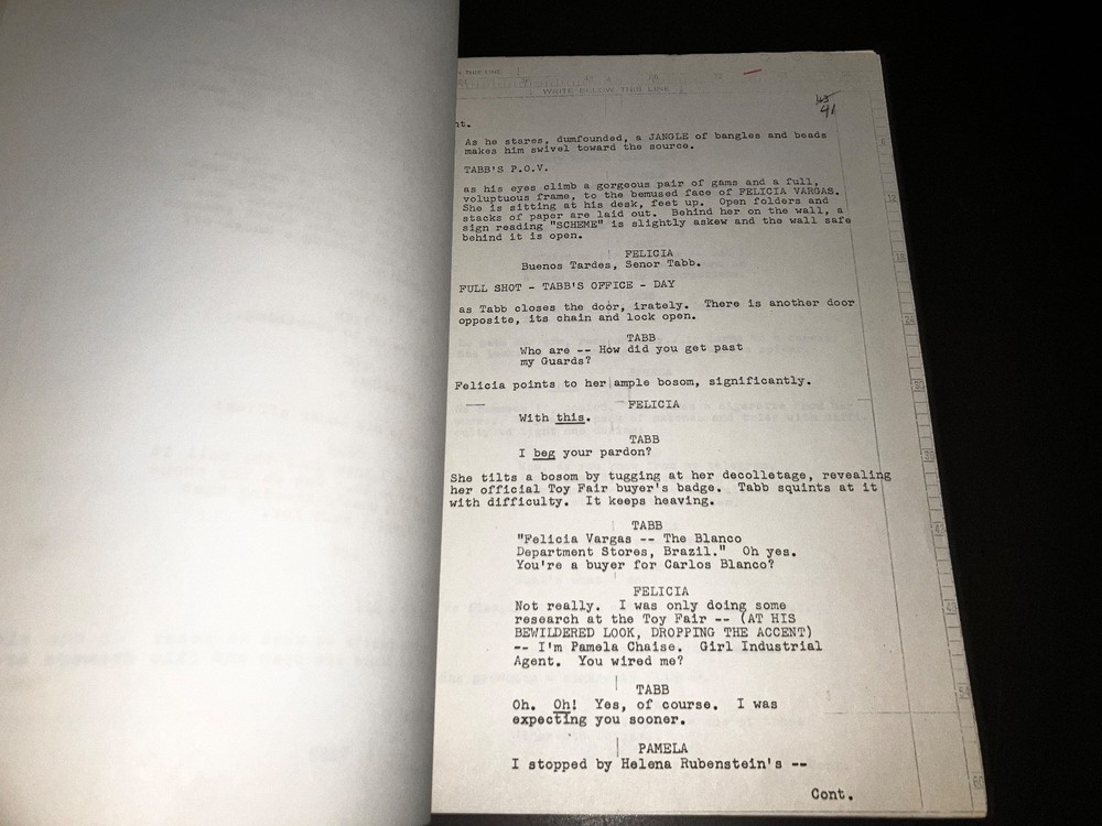 Rare SMASHMASTER (1964) Legendary Unmade Comedy - 2 Orig. Scripts + Notes + COA!
