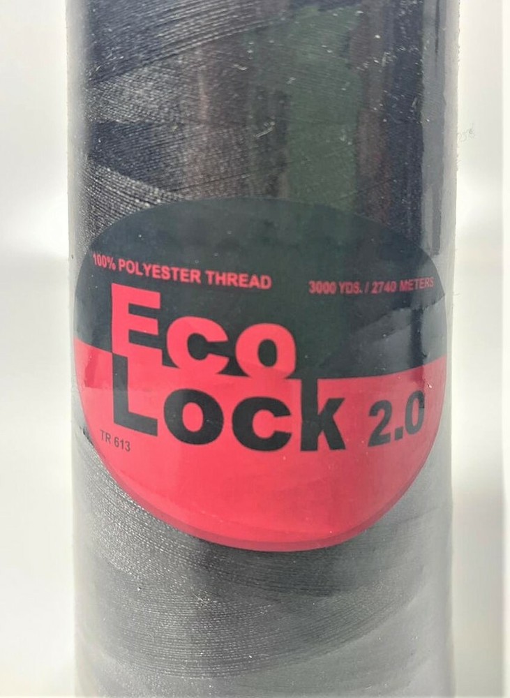 Eco-Lock 3,000 Yards 100% Polyester Thread -DARK BROWN