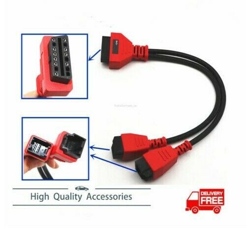 FCA 12+8 Universal Adapter Cable Adapter For OBDSTAR/LAUNCH Easy to Use
