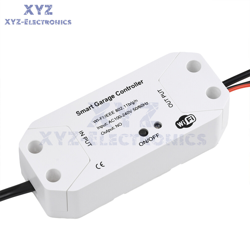 WiFi Smart Garage Door Opener Wireless APP Remote Controller Timer Voice Control