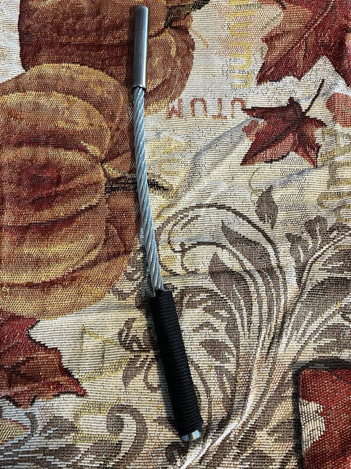 Large Steel Cable Whip, Get Back Whip, Whip