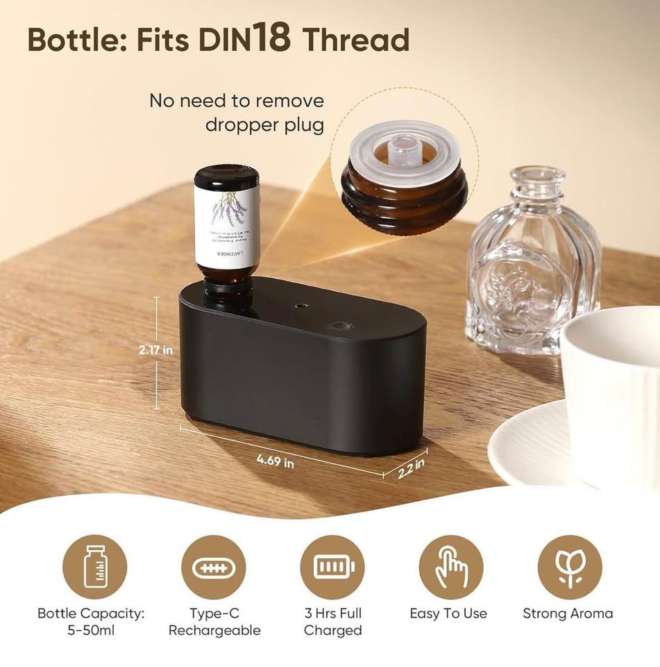 Waterless Essential Oil Diffuser for home