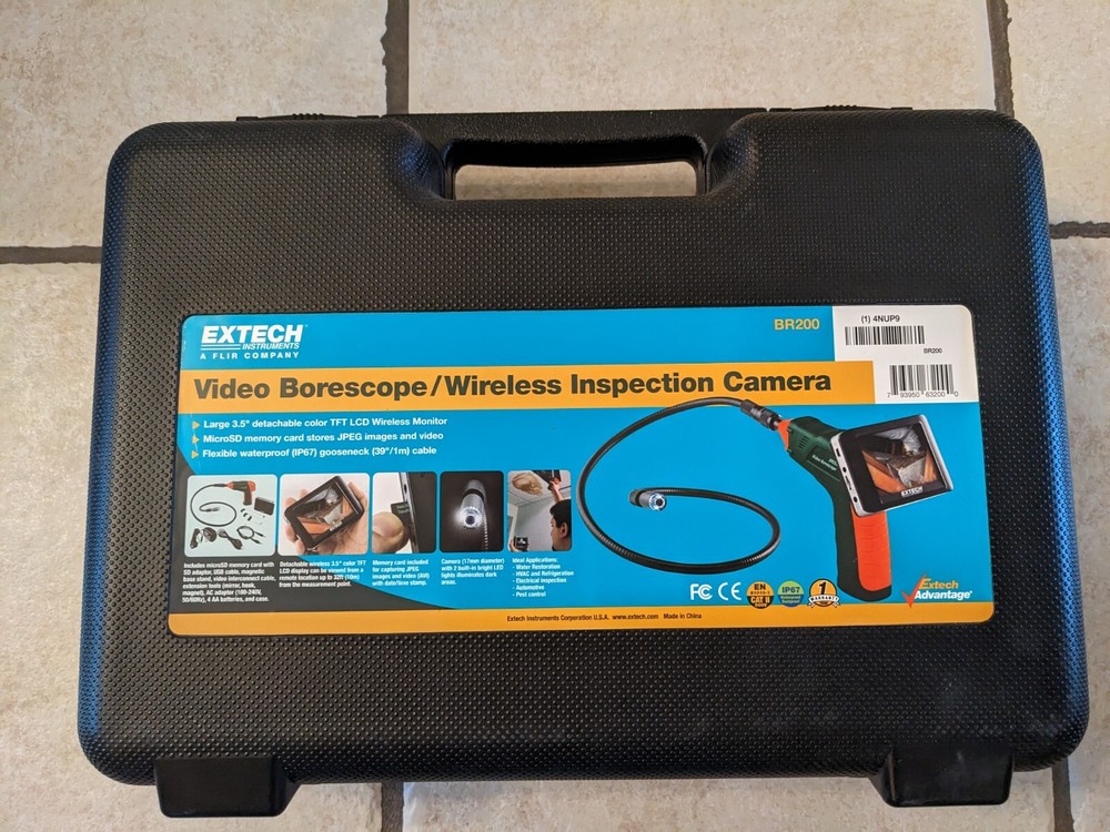 ExTech BR200 Video Borescope/Wireless Inspection Camera