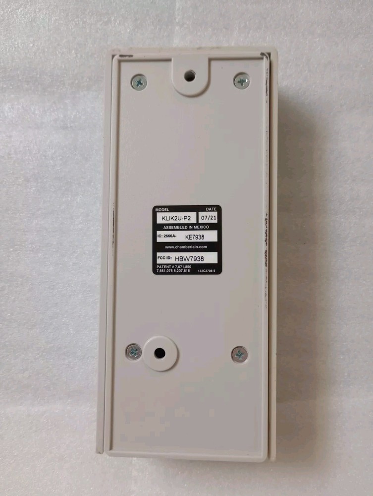 Universal Chamberlain Wireless Keypad KLIK2U-P2