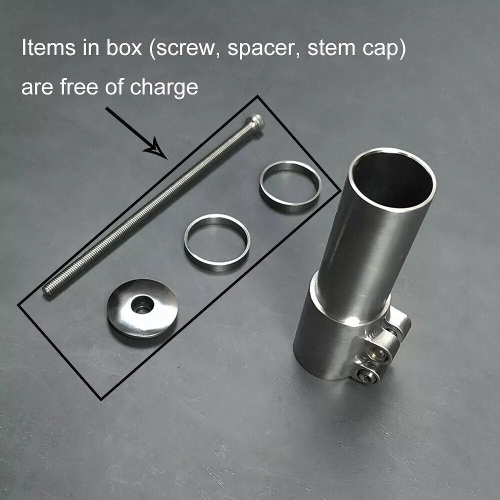 Fork Hidden Riser Bike Fork Stem Extension Handlebar Riser Bike Stem Extender
