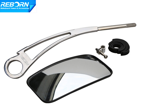 Reborn Quick Release Wakeboard Rack + Angle Free Adjustable Wakeboard Mirror Arm