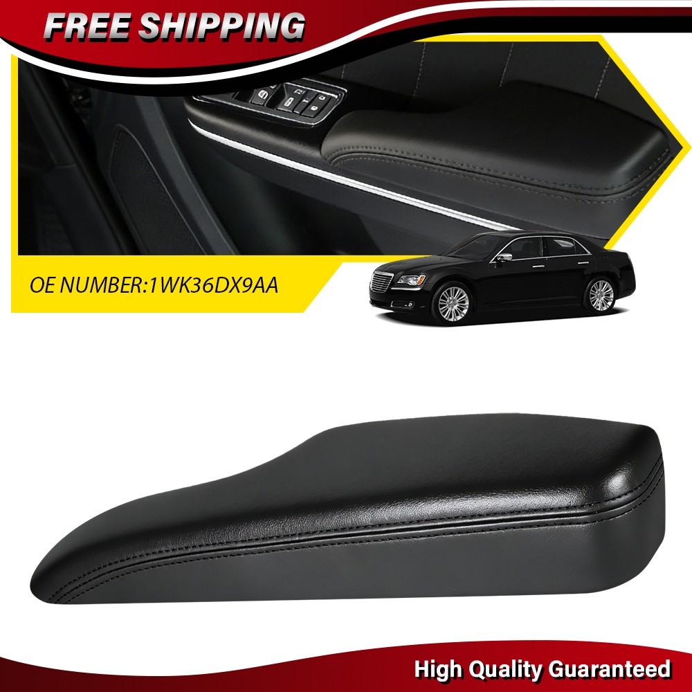For Chrysler 300 2011-2023 Front Passenger Side Door Trim Armrest Panel Black
