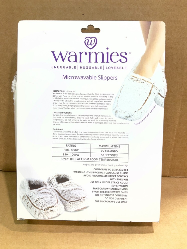 Warmies Marshmallow Slippers Slippers Brown/Gray