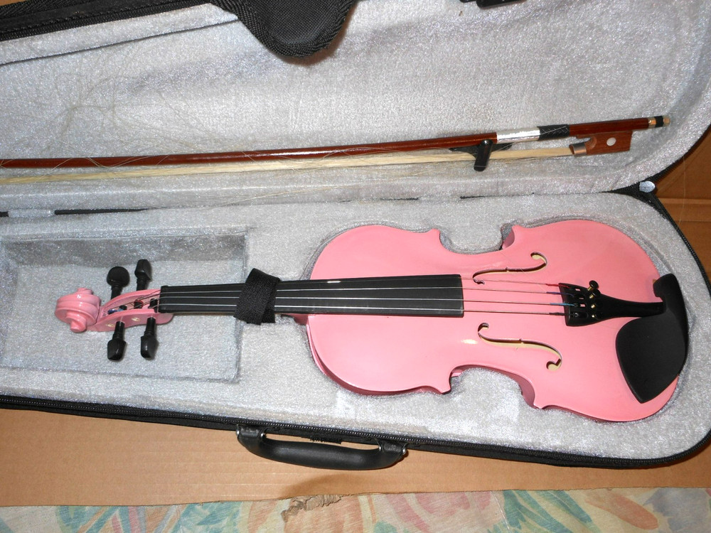 Kids Beginners Acoustic Violin w/Case Bow