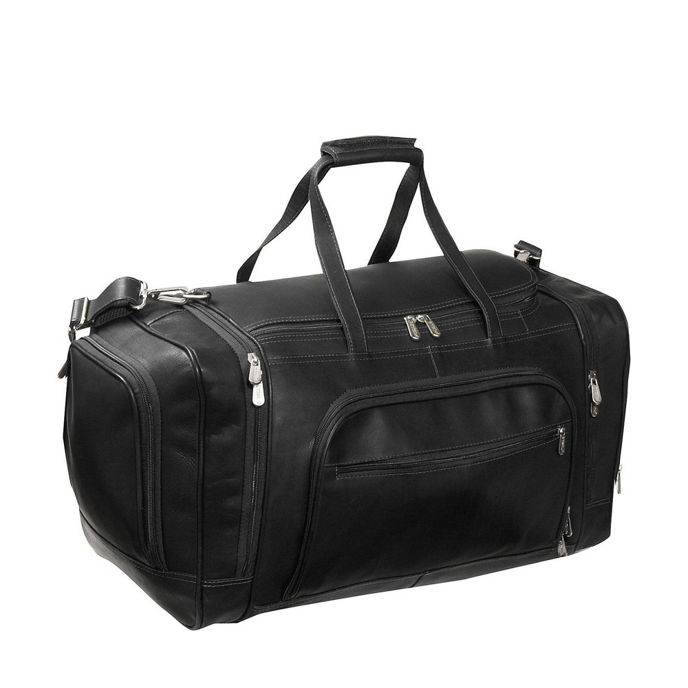 Multi-Compartment Duffel Bag, Black, One Size