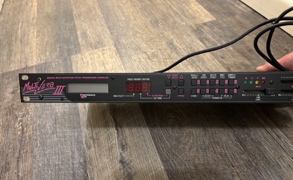 ART Multi Verb III Digital Multi-Effects Processor Rack Pitch Transposer Sampler