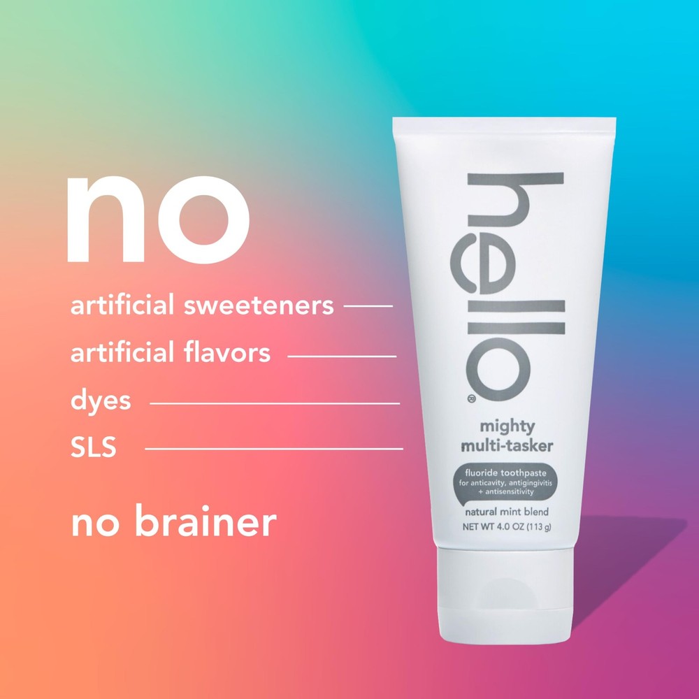 8 in 1 Mighty Multi-Tasker Fluoride Toothpaste Pack, SLS Free Toothpaste with...