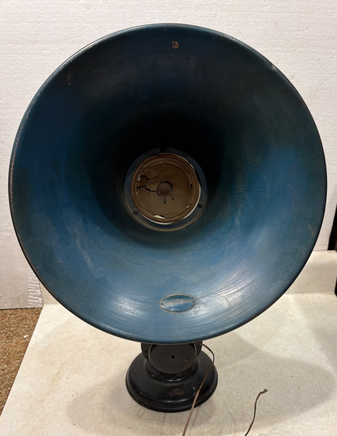 Atwater Kent Model L goose neck radio speaker Untested